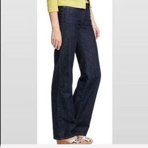 Boden dark wash wide leg jeans